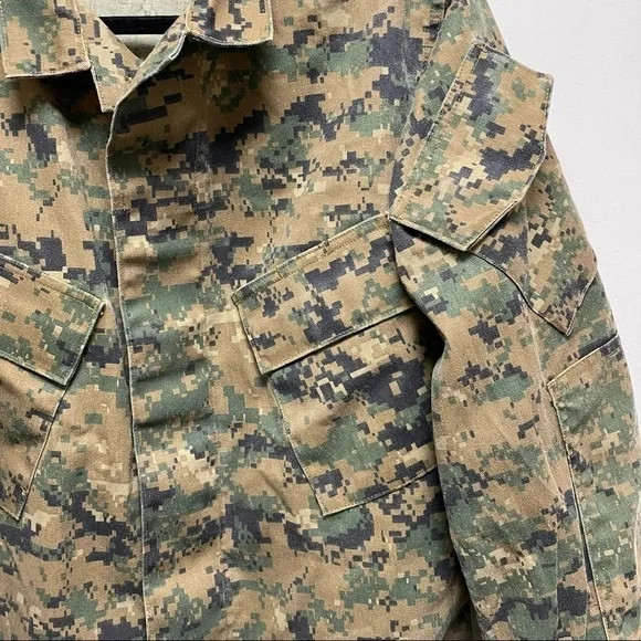 Tru-Spec Digital Camouflage Shirt Jacket Mens Camo Combat Military Sz S Regular. - Picture 3 of 11